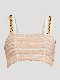 Tweed Crop Top