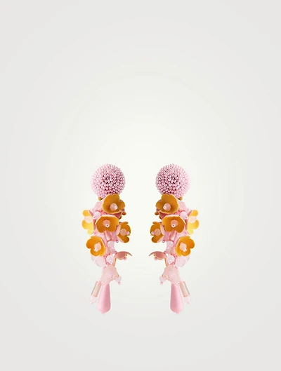 Bouquet Beaded Drop Earrings