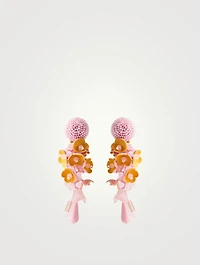 Bouquet Beaded Drop Earrings