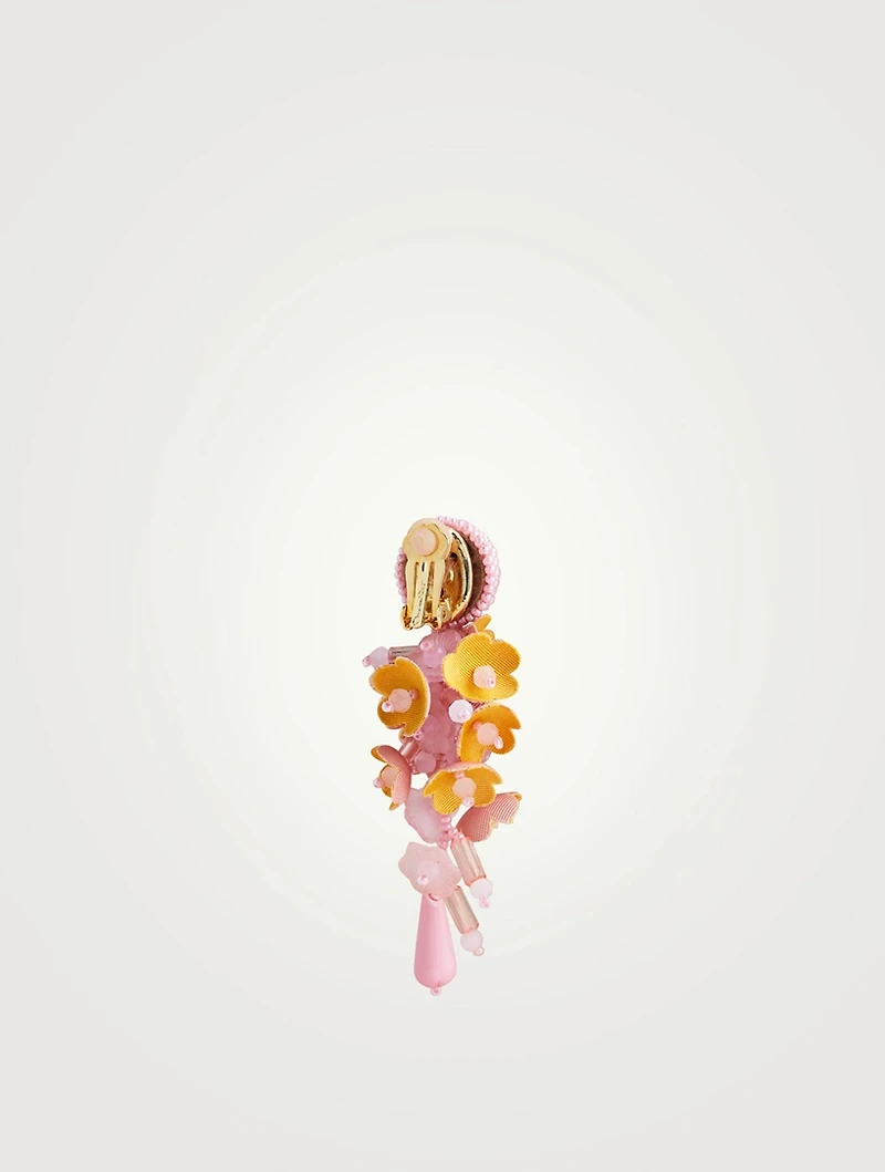 Bouquet Beaded Drop Earrings