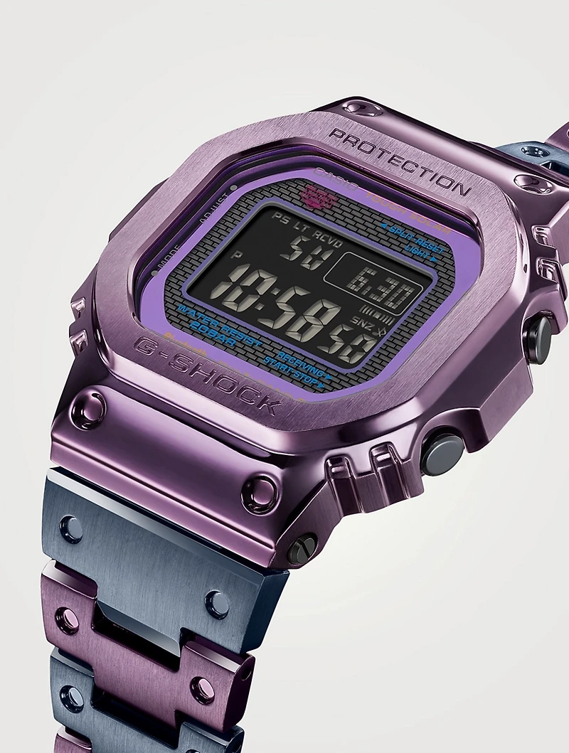 G Shock Tokyo Twilight Metal Digital Bracelet Watch - Limited Edition