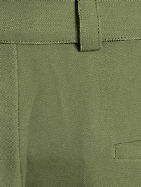 Wool Straight-Leg Pants