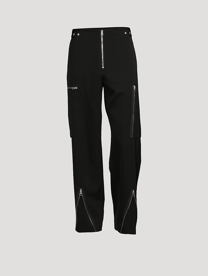 Relaxed-Fit Cropped Pants