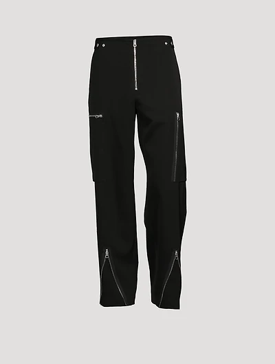 Relaxed-Fit Cropped Pants