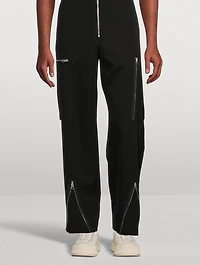 Relaxed-Fit Cropped Pants