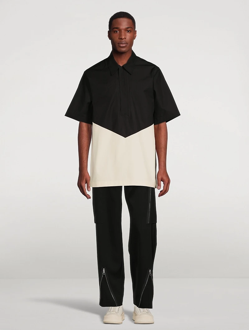 Relaxed-Fit Cropped Pants