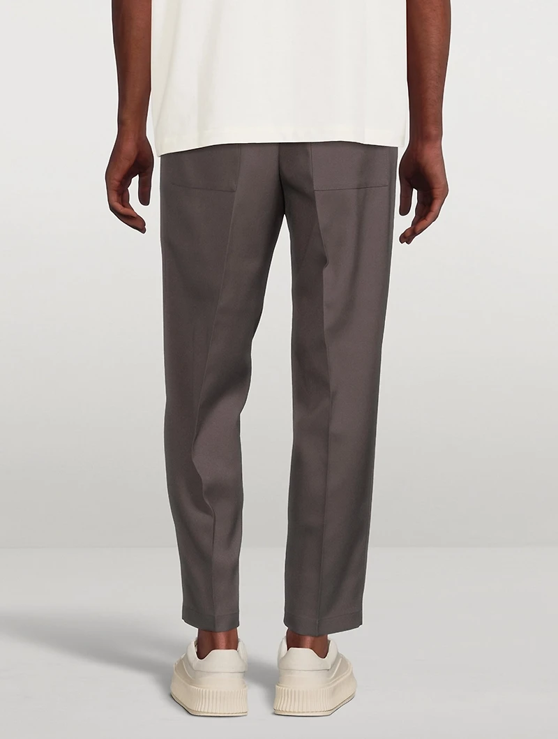 Tapered Cropped Pants