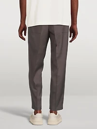 Tapered Cropped Pants