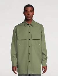 Wool Oversized Shirt