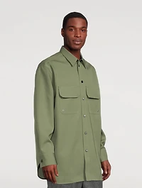 Wool Oversized Shirt