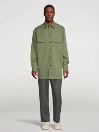 Wool Oversized Shirt
