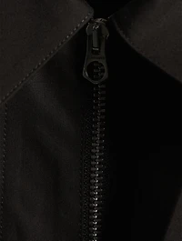 Cotton Short-Sleeve Zip Shirt
