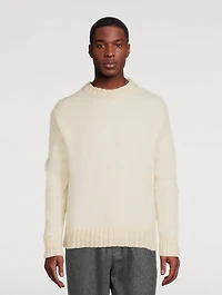 Mohair And Silk Sweater With T-Shirt