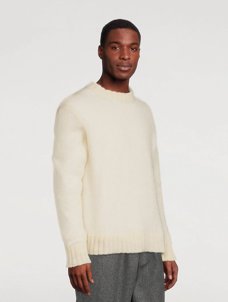 Mohair And Silk Sweater With T-Shirt