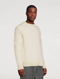 Mohair And Silk Sweater With T-Shirt