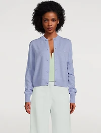 Wool Crewneck Cardigan