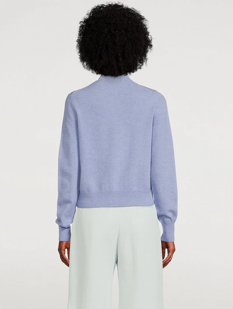 Wool Crewneck Cardigan