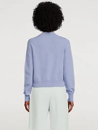 Wool Crewneck Cardigan
