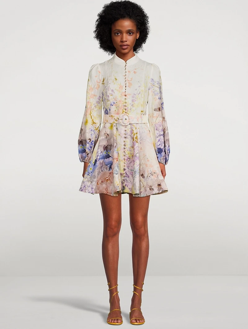 Rhythmic Mini Dress Floral Print
