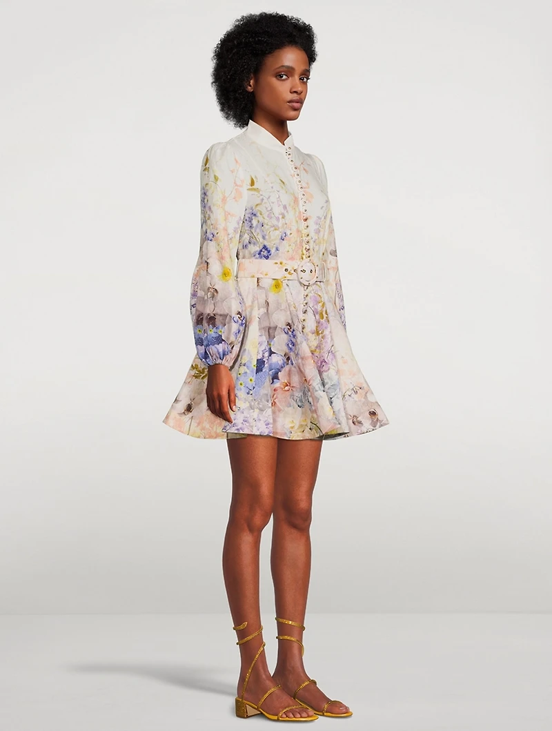 Rhythmic Mini Dress Floral Print