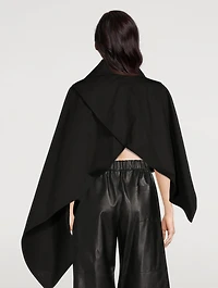 Asymmetric Cotton Cape