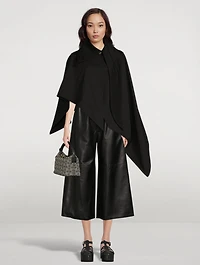 Asymmetric Cotton Cape