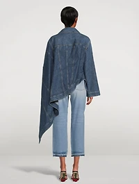 Asymmetric Denim Jacket