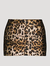 Mini Skirt Leopard Print