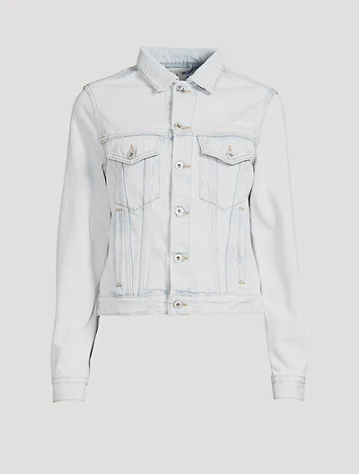 Diagonal Denim Jacket
