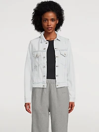 Diagonal Denim Jacket