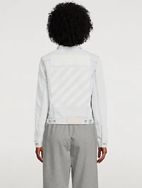 Diagonal Denim Jacket