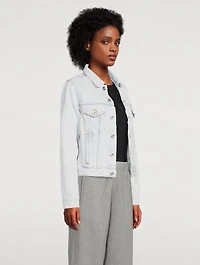 Diagonal Denim Jacket
