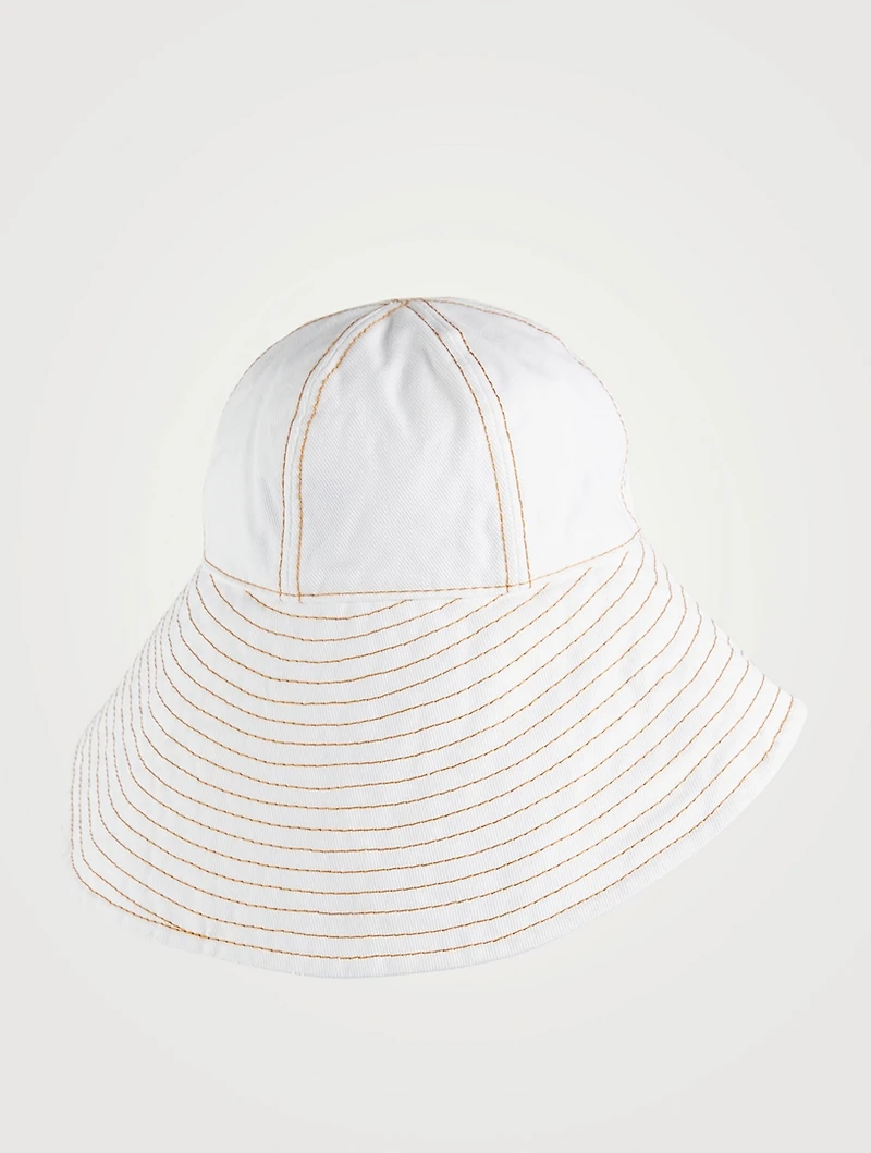 Julianne Washed Denim Bucket Hat