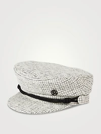 New Abby Tweed Sailor Cap
