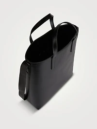 3D Diagonals Leather Tote Bag