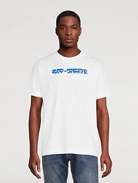 Blue Metal Arrow Slim-Fit T-Shirt