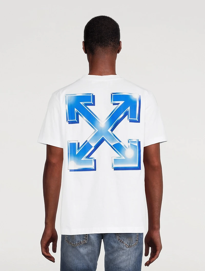 Blue Metal Arrow Slim-Fit T-Shirt