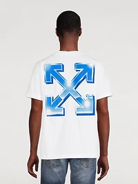Blue Metal Arrow Slim-Fit T-Shirt