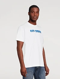 Blue Metal Arrow Slim-Fit T-Shirt