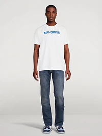 Blue Metal Arrow Slim-Fit T-Shirt