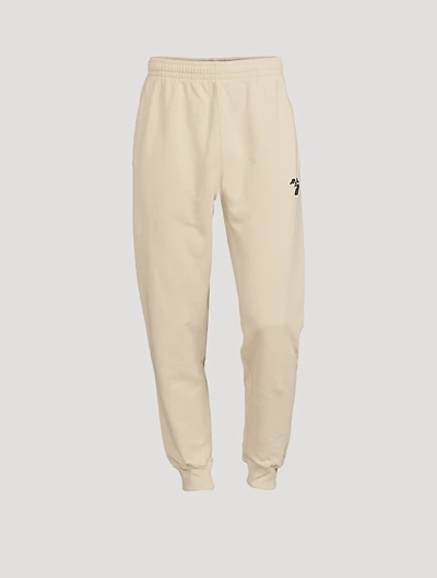 Cotton Sweatpants With Face Logo