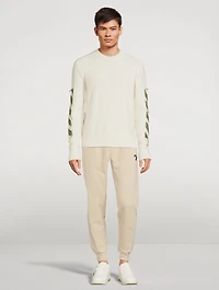 Cotton Sweatpants With Face Logo
