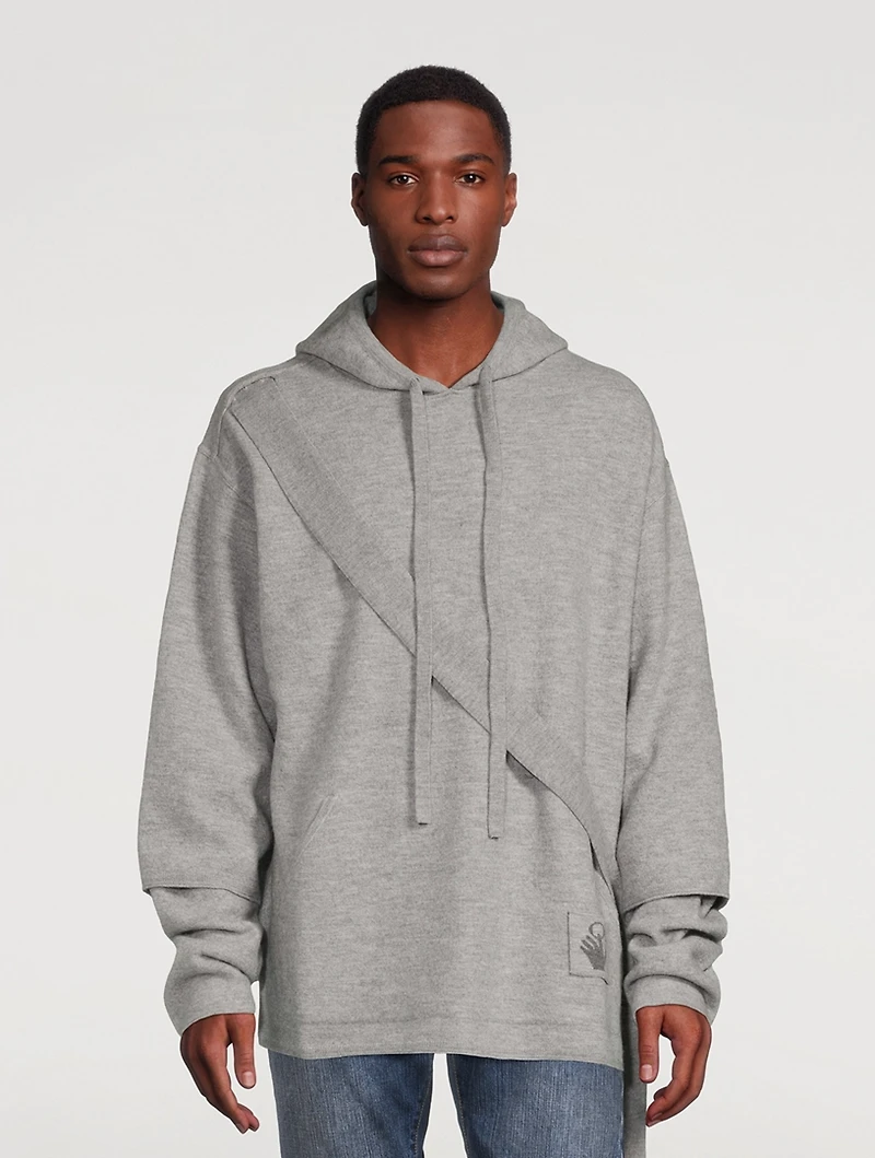 Easybreezy Band Wool Hoodie