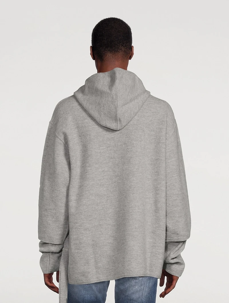 Easybreezy Band Wool Hoodie