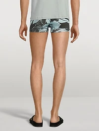 Cotton Stretch Boxer Briefs Floral Print