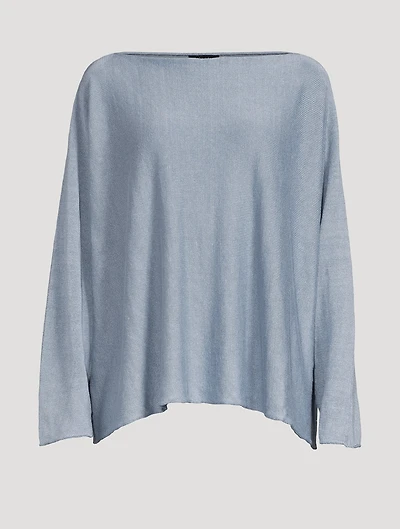 Linen Boatneck Sweater