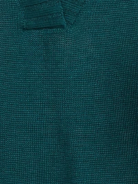 Linen Deep V-Neck Sweater Vest
