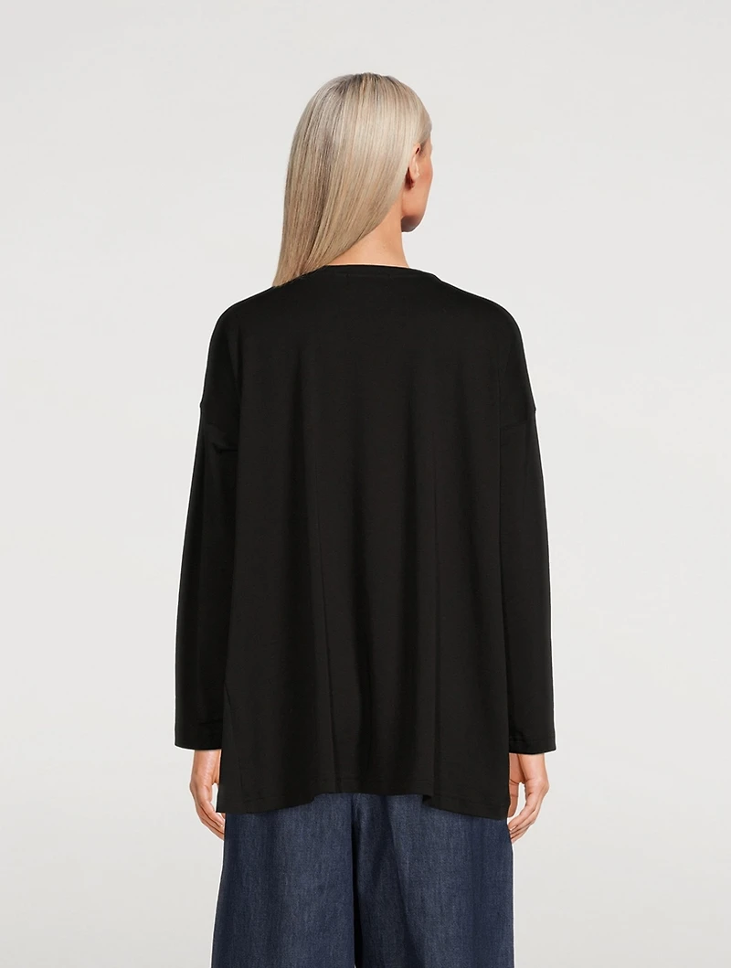 Cotton Long-Sleeve T-Shirt