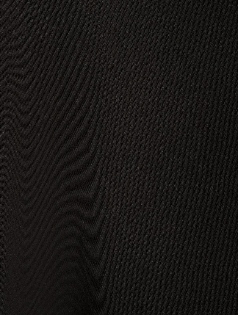 Extra-Wide Cotton Long-Sleeve T-Shirt