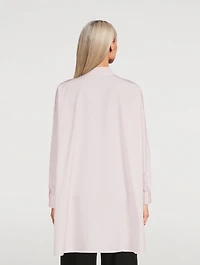 Cotton Poplin A-Line Shirt